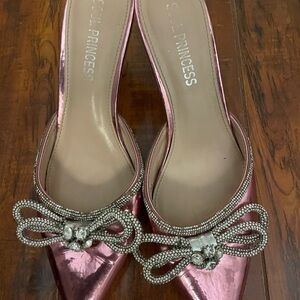 Pink Embellished Women's Shoes